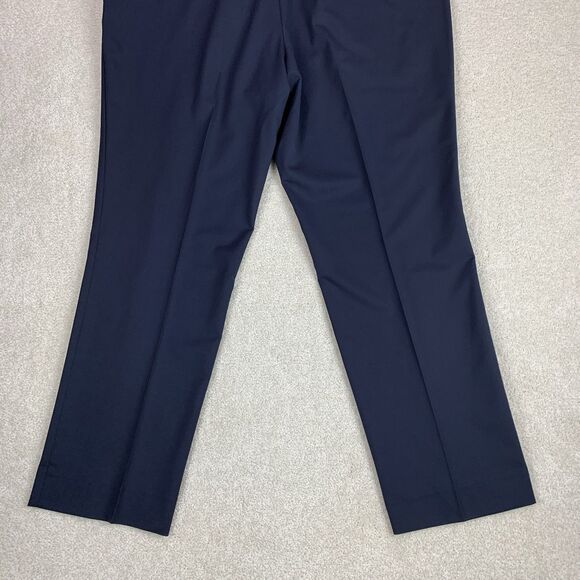Banana Republic Italian Wool Dress Pant Mens 36 (Fits 38)  Blue Marzotto Stretch - Picture 7 of 14